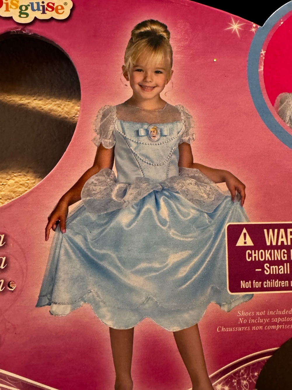 “Cinderella” Disney Light Blue  Princess Costume Dress for Kids 4+